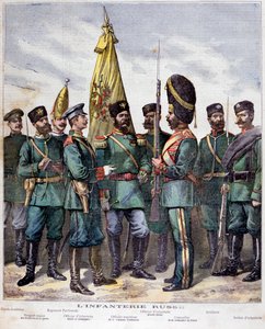 Russische infanterie, 1892 door Henri Meyer