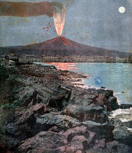 De uitbarsting van de Etna, Sicilië, 1892 door Henri Meyer