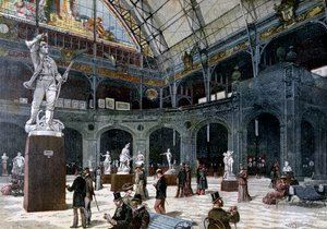 Het nieuwe beeldhouwpaviljoen in het Palais de l