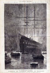 De ramp van Toulon: de brand van het vlaggenschip 