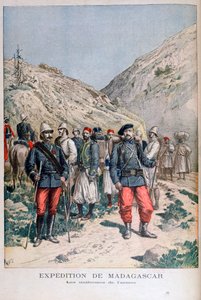 Uniformen van het Franse expeditieleger in Madagaskar, 1895 door Henri Meyer