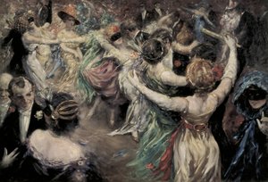 Bal bij La Monnaie door Henri Moreau