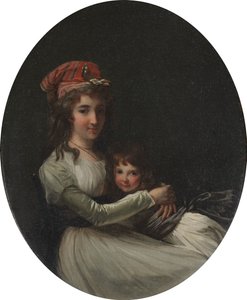 Portret van een moeder en dochter, ca. 1794-95