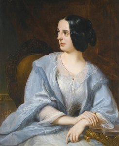 Portret van de Russische actrice Vera Michurina Samoylova (1866-1948)