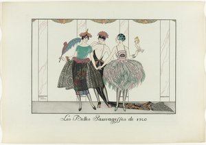 De mooie wilde vrouwen van 1920 door Henri Reidel