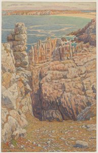 Kliffen van Camaret door Henri Rivière
