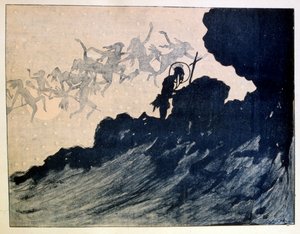 De verleiding van St. Antonius. 1887. door Henri Rivière