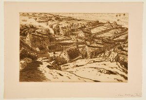 [Dorf am Meer] door Henri Rivière