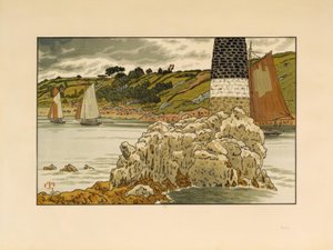 De boei op de Trieux door Henri Rivière