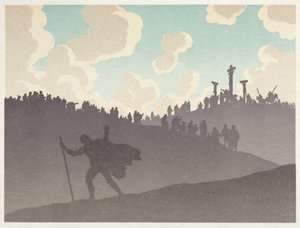 De Wandelende Jood: De Woestijn: De Kruisiging