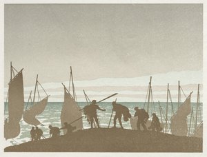 De Wandelende Jood: De Vissers door Henri Rivière