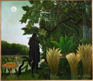 De slangenbezweerder door Henri Rousseau