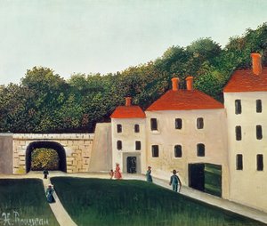 Landschap met een Boog en Drie Huizen, 1907