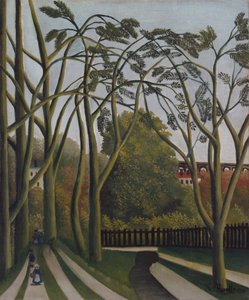De oevers van de Bièvre bij Bicêtre, ca. 1908-09 door Henri Rousseau