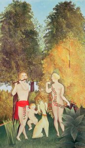 Het Gelukkige Kwartet, 1902 door Henri Rousseau