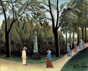 De Luxemburgse Tuinen, Monument voor Chopin door Henri Rousseau