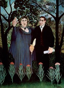 De Dichter en zijn Muze. Portret van Guillaume Apollinaire en Marie Laurencin, 1909