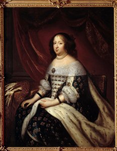 Portret van de Koningin van Frankrijk Anne van Oostenrijk (1601-1666) door Henri Testelin