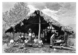 Indiase vrouwen van de hete landen aan de Pacifische helling, Midden-Amerika, ca. 1890