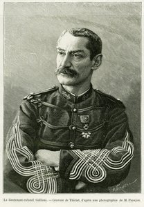 Luitenant-kolonel Joseph Gallieni (1849-1916) door Henri Thiriat