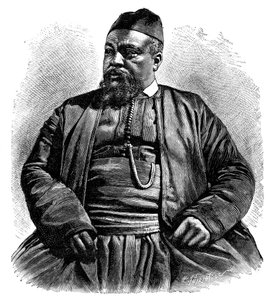 Mulai Tayeb, de Sheriff van Wezzan, Noord-Afrika, 1895 door Henri Thiriat