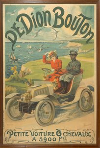 Advertentie voor De Dion Bouton auto