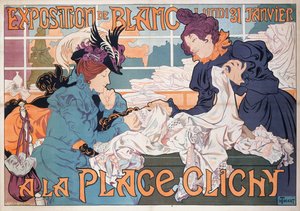 Expositie de Blanc op Place Clichy