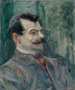 Portret van André Rivoire, ca. 1901 door Henri Toulouse Lautrec de