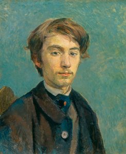 Portret van Emile Bernard, 1885 door Henri Toulouse Lautrec de