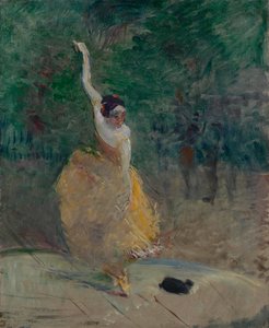 Spaanse Danseres, 1883-1885 door Henri Toulouse Lautrec de