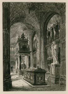 Interieur van Westminster Abbey door Henri Toussaint