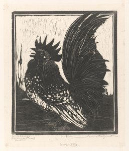 Krielhaantje door Henri Verstijnen (signed by artist)