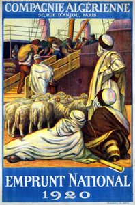 Poster van de Algerijnse Maatschappij 