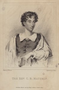 Charles Robert Maturin, Ierse protestantse geestelijke; romanschrijver en toneelschrijver door Henri after Meyer
