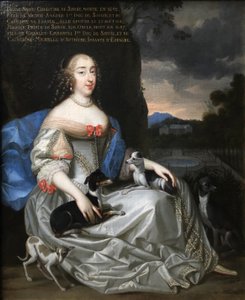 Frans:  Louise Marie-Christine, princesse de Savoie () Portret van Anne Marie Louise d