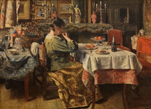 De Maaltijd door Henri de Braekeleer