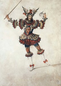 Balletkostuum van een tovenaar door Henri de Gissey