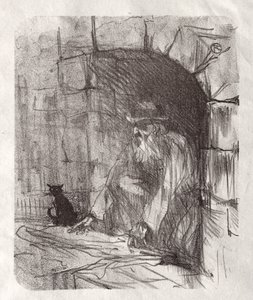 Aan de voet van de Sinaï: Een Achterkamer in Krakau door Henri de Toulouse-Lautrec