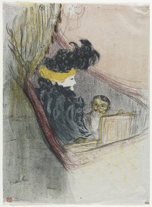 Een prinselijke idylle, Clara Ward door Henri de Toulouse-Lautrec