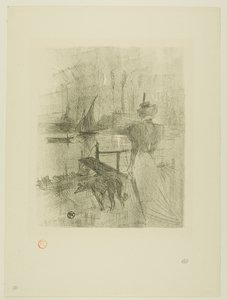 Afscheid door Henri de Toulouse-Lautrec