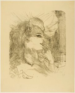 Anna Held, uit Treize Lithographies door Henri de Toulouse-Lautrec