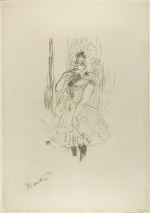 Anna Held, in Toutes ces Dames au Théâtre door Henri de Toulouse-Lautrec