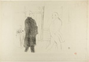 Antoine en Gémier, in Une Faillite door Henri de Toulouse-Lautrec