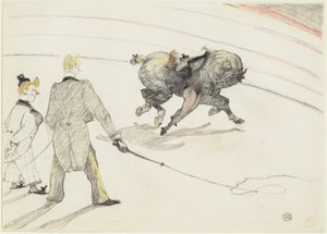 In het circus: acrobaten