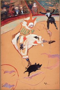 In het Circus Fernando: Medrano met een Biggetje door Henri de Toulouse-Lautrec