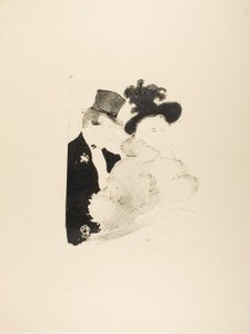 Op het concert door Henri de Toulouse-Lautrec