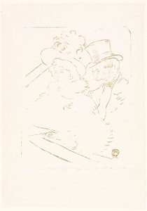 Op het Concert door Henri de Toulouse-Lautrec