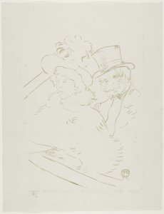 Bij het Concert door Henri de Toulouse-Lautrec