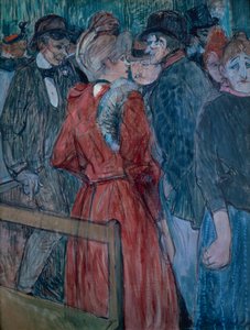 Bij de Moulin de la Galette door Henri de Toulouse Lautrec