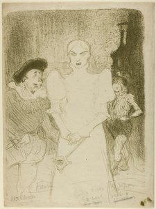 In de opera: Madame Caron in Faust door Henri de Toulouse-Lautrec